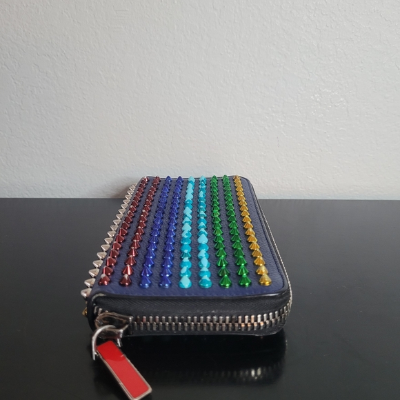 Christian Louboutin Panettone Long Wallet Multicolor Studs - Picture 4 of 15